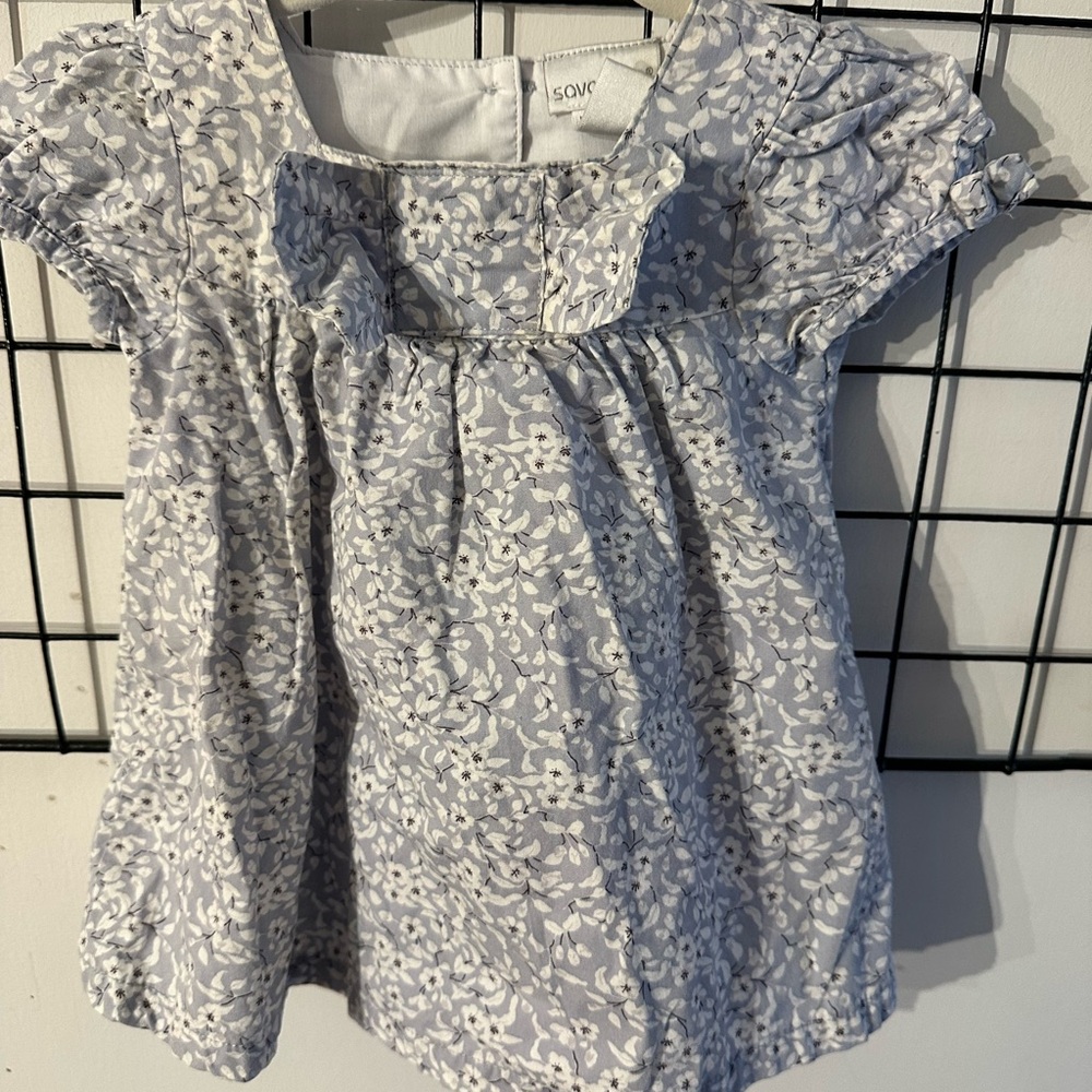 Gray Floral dress